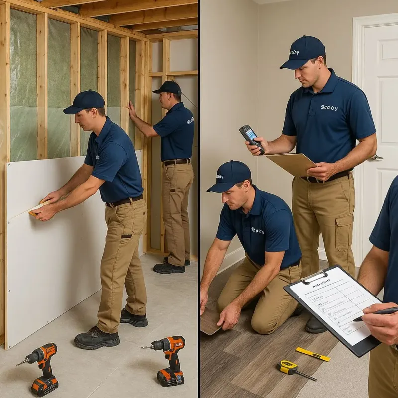 Repairs and Reconstruction process in West Homestead, PA